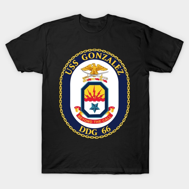 USS Gonzalez (DDG 66) wo Txt T-Shirt by twix123844